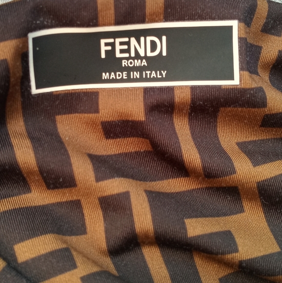 Men's Fendi Zucca Print T-Shirt - Picture 3 of 6